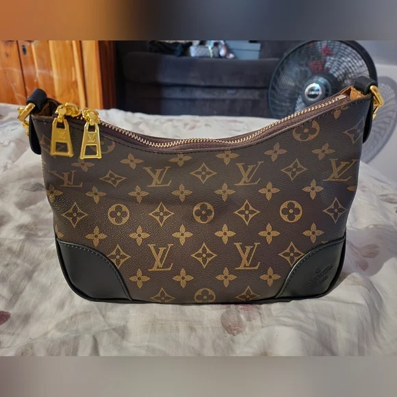 Brown & Gold Fashion Bag - Picture 3 of 7